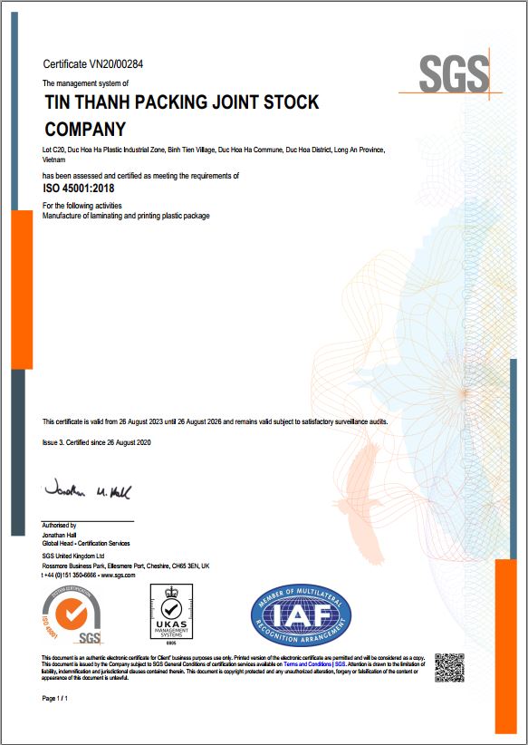 ISO 45001:2018