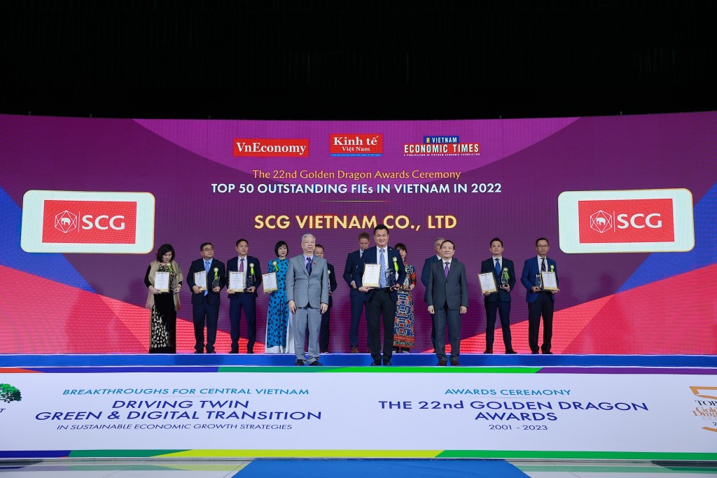 SCG được vinh danh trong Top 50 doanh nghiệp có vốn đầu tư nước ngoài tiêu biểu